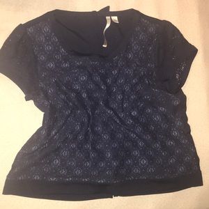 Lauren Conrad top with ribbons on the back